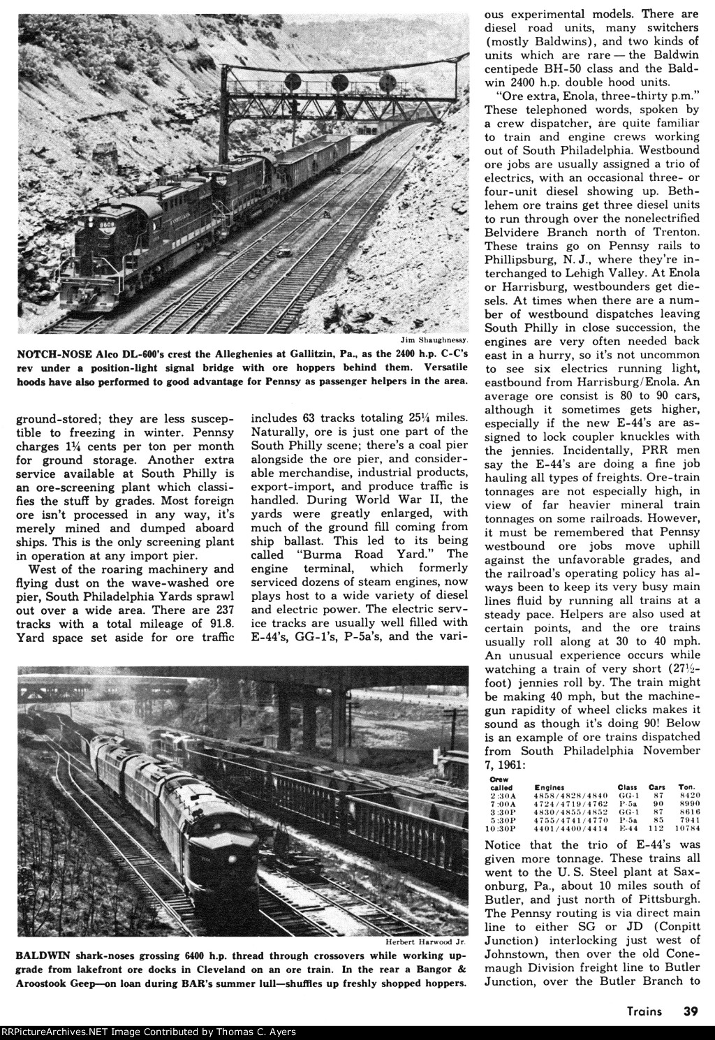 "No. 2 Ore Hauler," Page 39, 1962